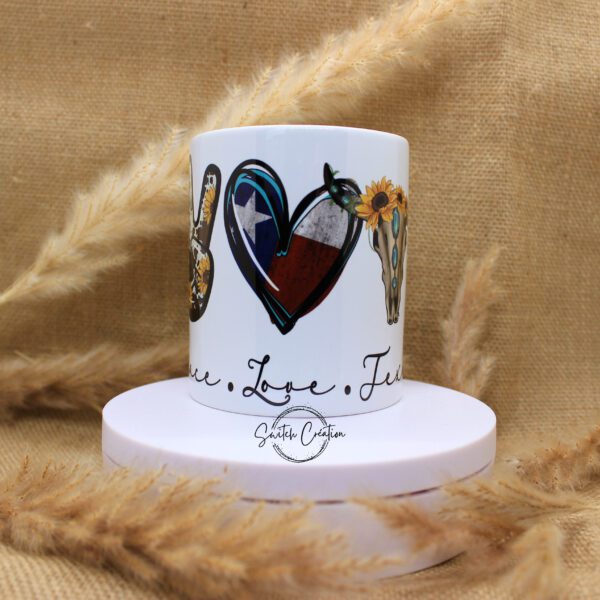 mug peace love