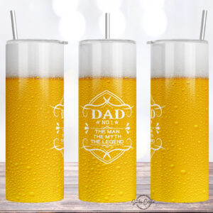 gourde Pinte Bière Dad